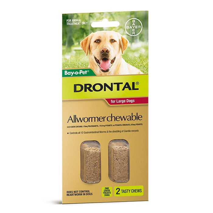 Bayer Drontal Dog Allwormer Chewable | Peticular
