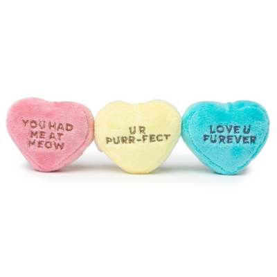 Candy Hearts Catnip Cat Toy