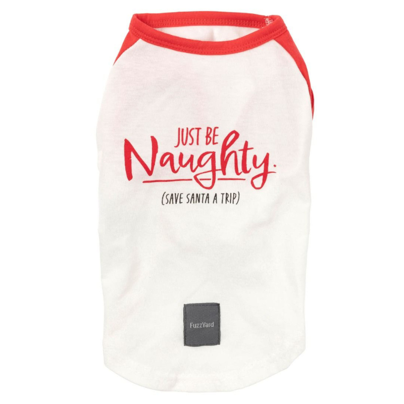 Christmas Dog T-Shirt | Just Be Naughty