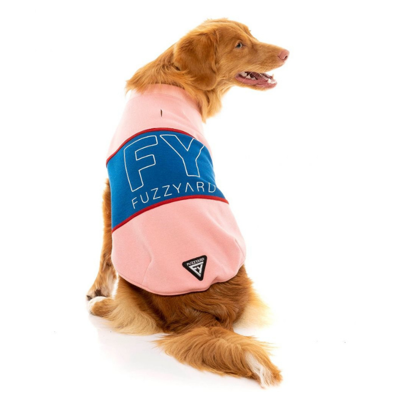 FY Track Sweater | Pink + Blue