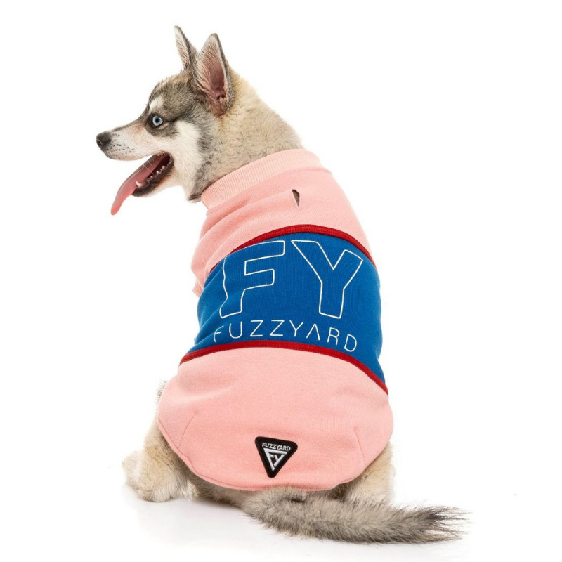 FY Track Sweater | Pink + Blue