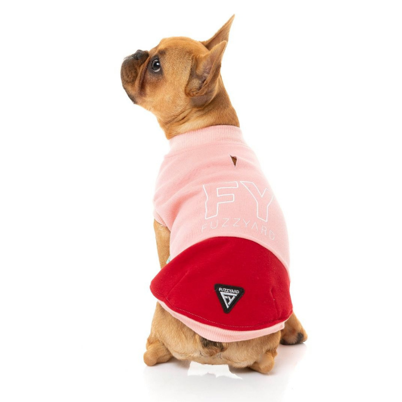 FY Track Sweater | Pink + Red