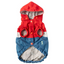 The Seattle Dog Raincoat | Red + Blue