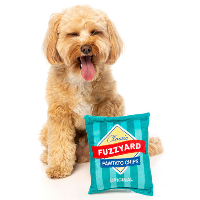 FuzzYard Pawtato Chips Plush Dog Toy | Peticular