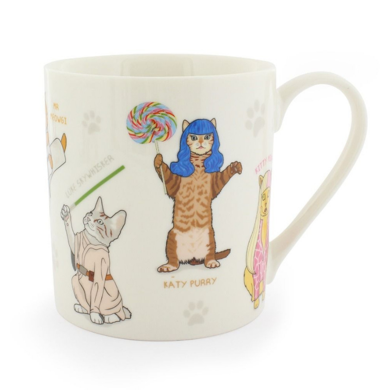 Curated Celebri Cats Mug | Peticular