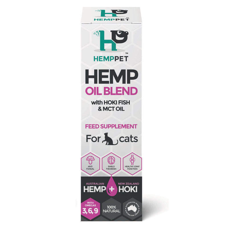 HempPet Hemp Oil Blend With Hoki Fish & MCT Oil For Cats | Peticular