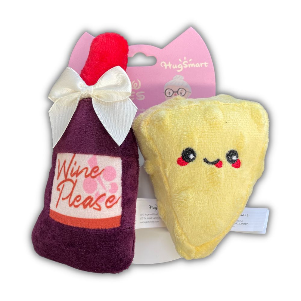 Meow Buddies Catnip Toys | Cheese & Wine