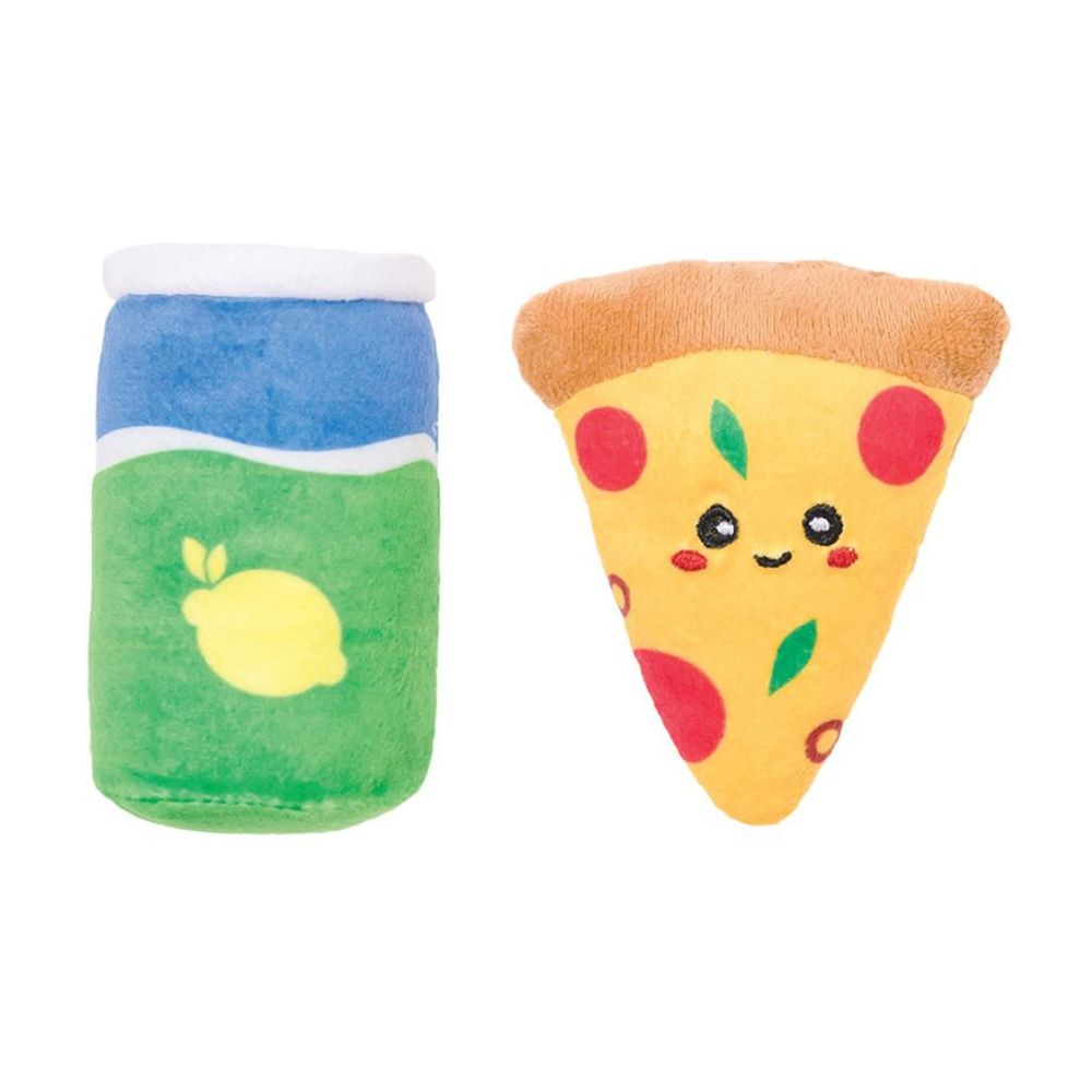 Meow Buddies Catnip Toys | Pizza & Soda