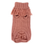 Coachella Knit Dog Jumper | Salmon