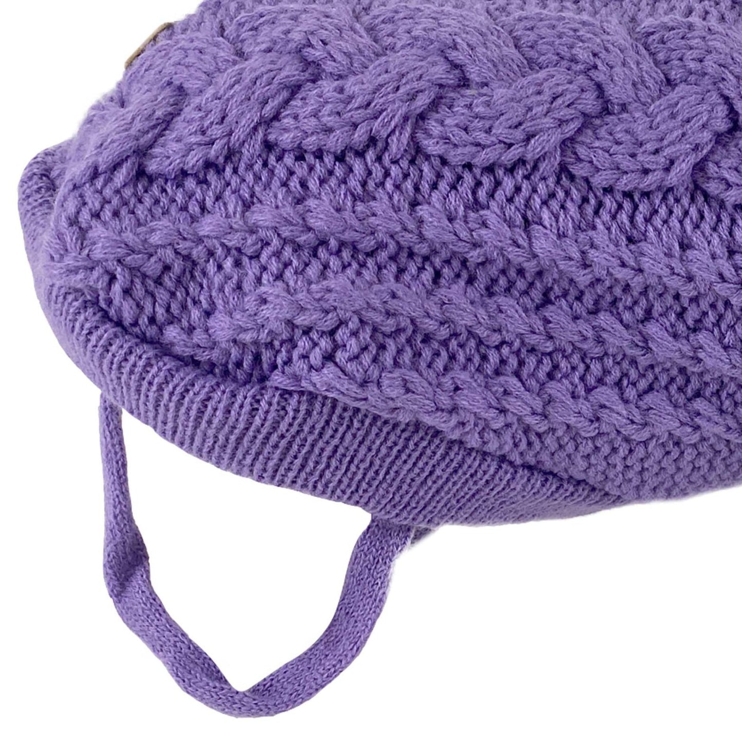 French Knit Dog Jumper | Lavender