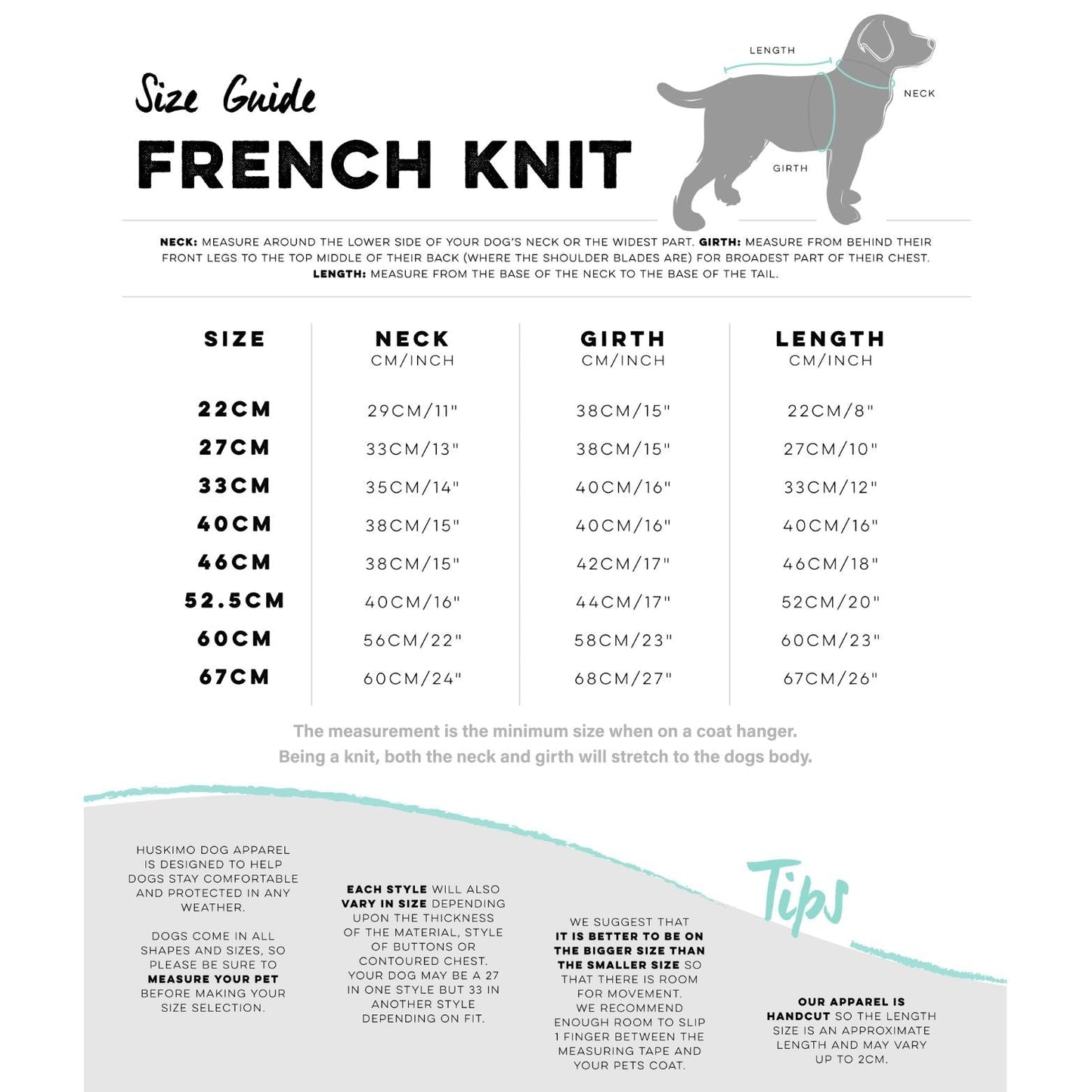 French Knit Dog Jumper | Lavender