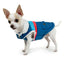 Lightning Bolt Waterproof Dog Coat | Blue