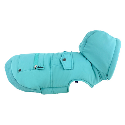 Mt Buller Waterproof Dog Coat | Periwinkle Aqua