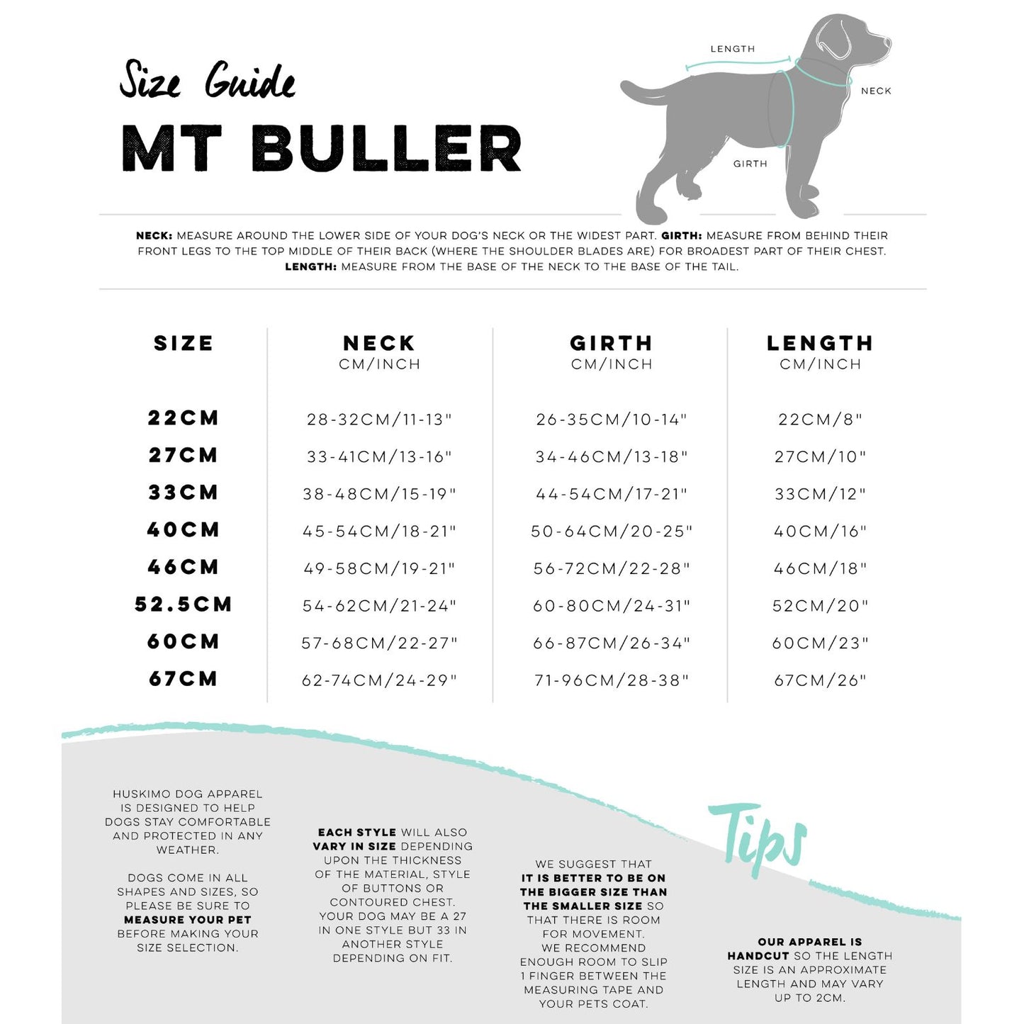 Mt Buller Waterproof Dog Coat | Periwinkle Aqua