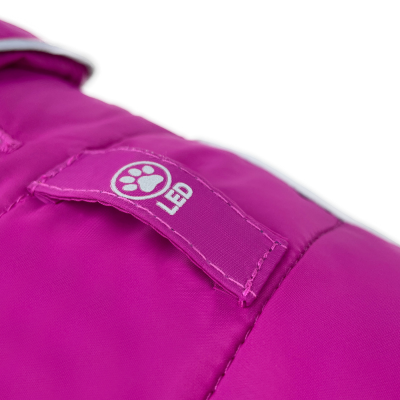 Sherpa Sport Waterproof Dog Coat | Magenta