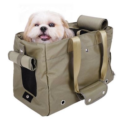 Ibiyaya Canvas Pet Tote Bag | Army Green | Peticular