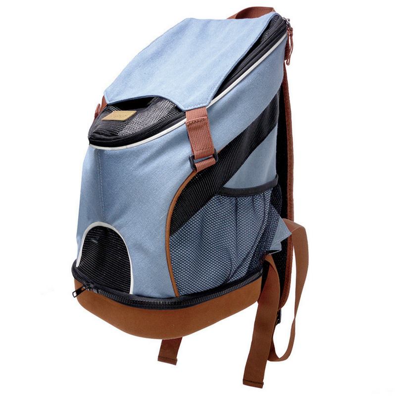 Ibiyaya Lightweight Pet Backpack | Denim | Peticular