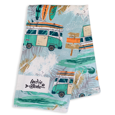 Indie Boho Designer Pet Blanket | Byron Surf | Peticular