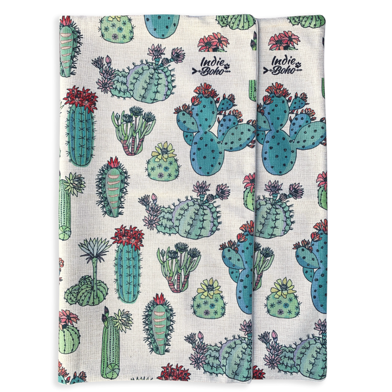 Indie Boho Additional Pet Bed Cover | Desert Cacti | Peticular