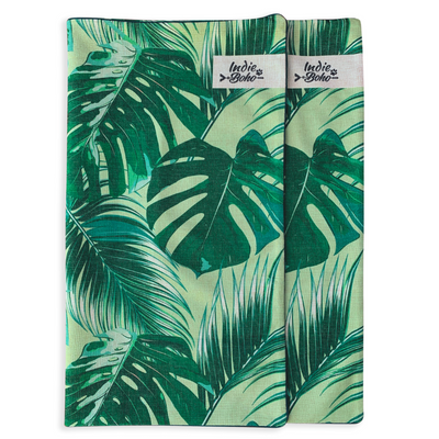 Indie Boho Additional Pet Bed Cover | Tropical Leaves | Peticular