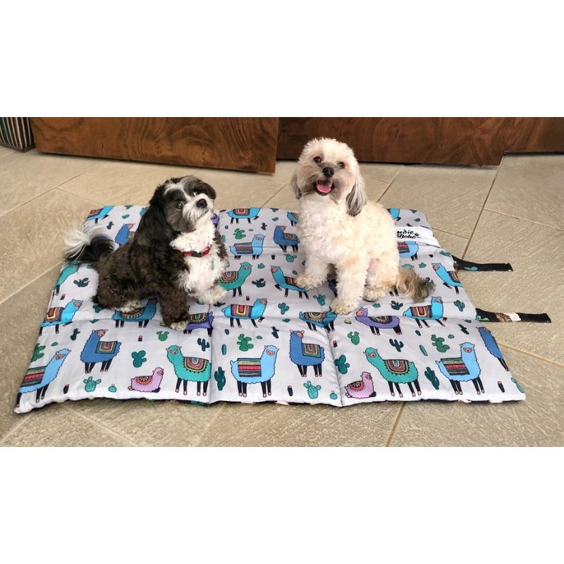 Indie Boho Pet Travel Mat | Alpaca | Peticular