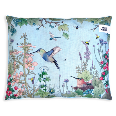 Indie Boho Cushion Pet Bed | Hummingbird Fields | Peticular