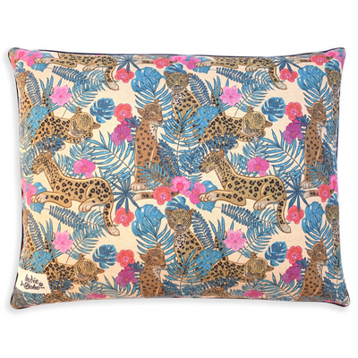 Indie Boho Cushion Pet Bed | Leopard Luxe | Peticular