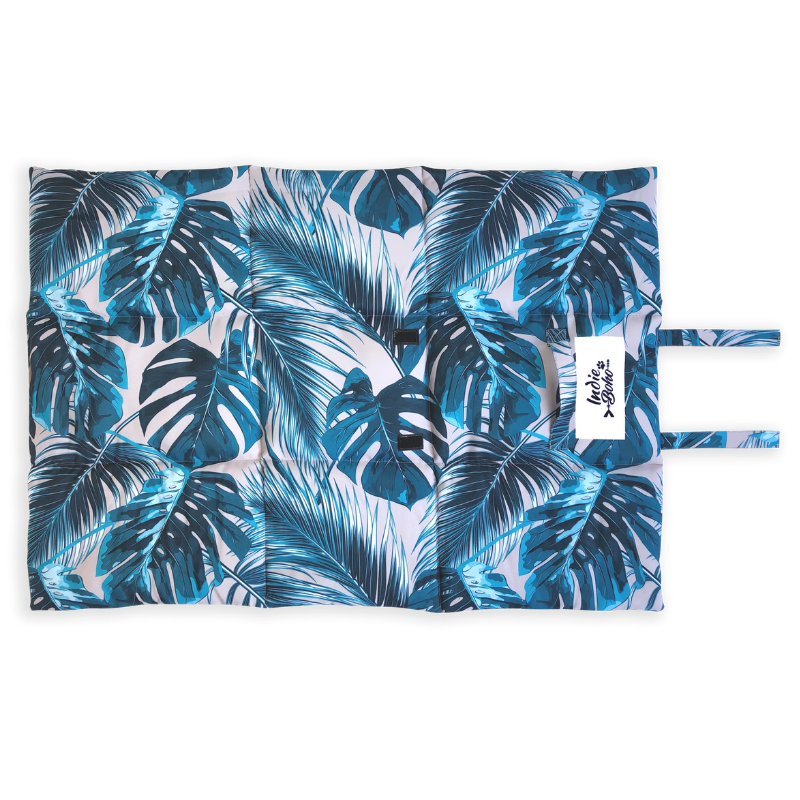 Indie Boho Pet Travel Mat | Tropical Leaves | Peticular