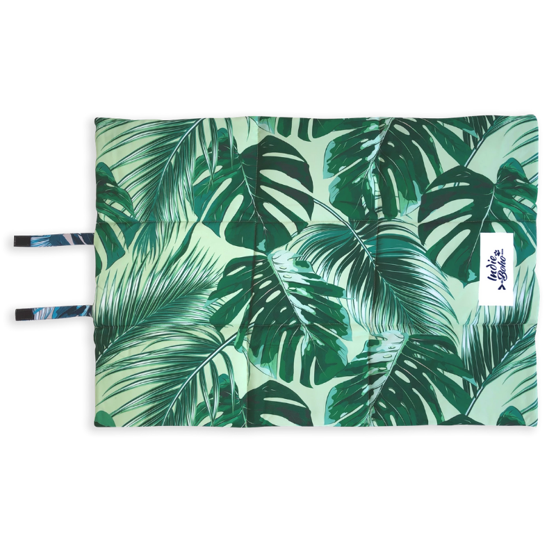 Indie Boho Pet Travel Mat | Tropical Leaves | Peticular