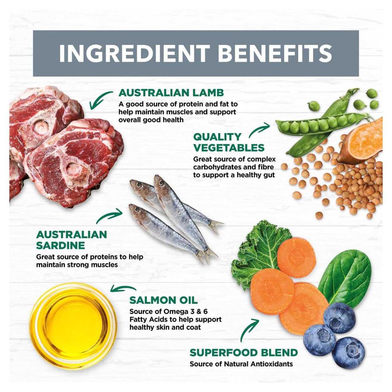 Grain Free Adult Dog Food | Lamb & Sardine - Peticular