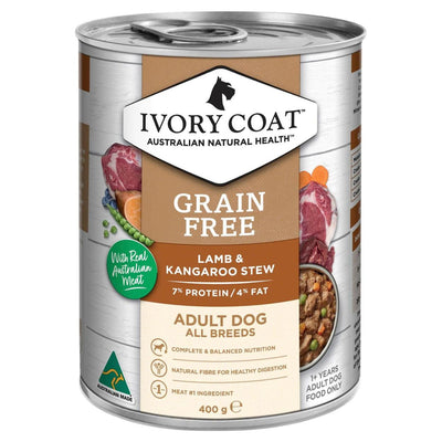 Adult Dog Wet Food | Grain Free Lamb & Kangaroo Stew - Peticular