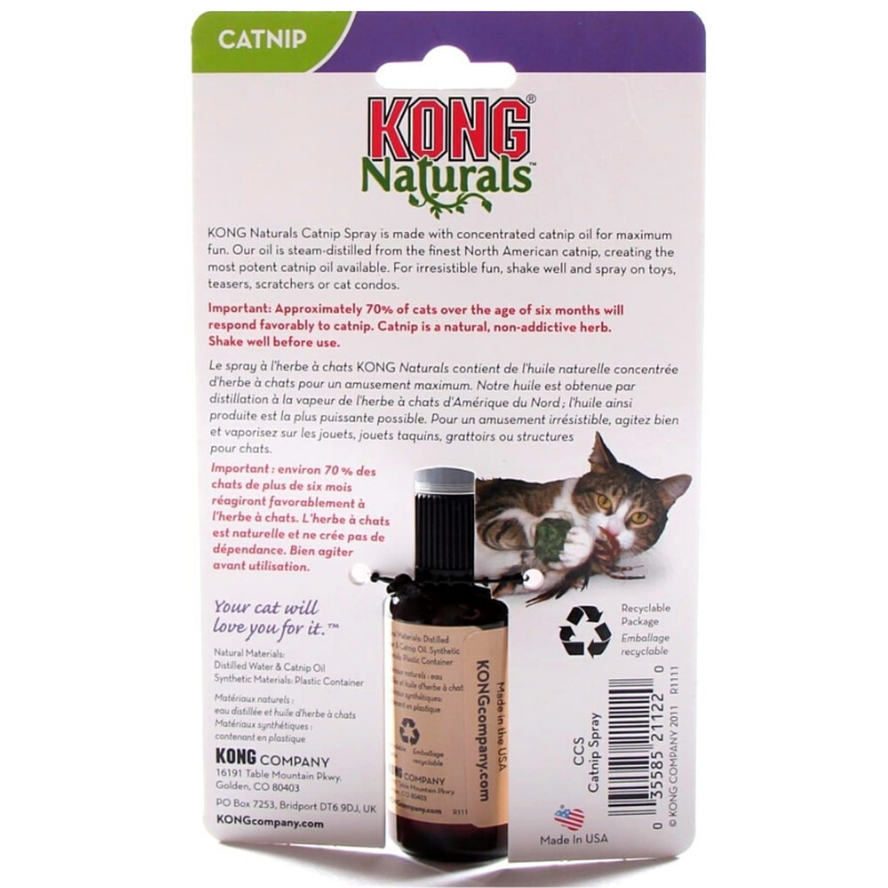 KONG Naturals Catnip Spray 