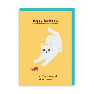 Birthday Card | It's The Thought That Counts