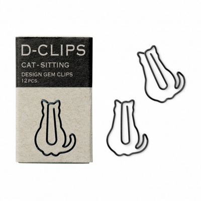 Living & Dining D-Clips Paper Clips | Cat Sitting | Peticular
