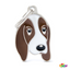 My Family Pet ID Tag | Basset Hound + FREE Engraving | Peticular