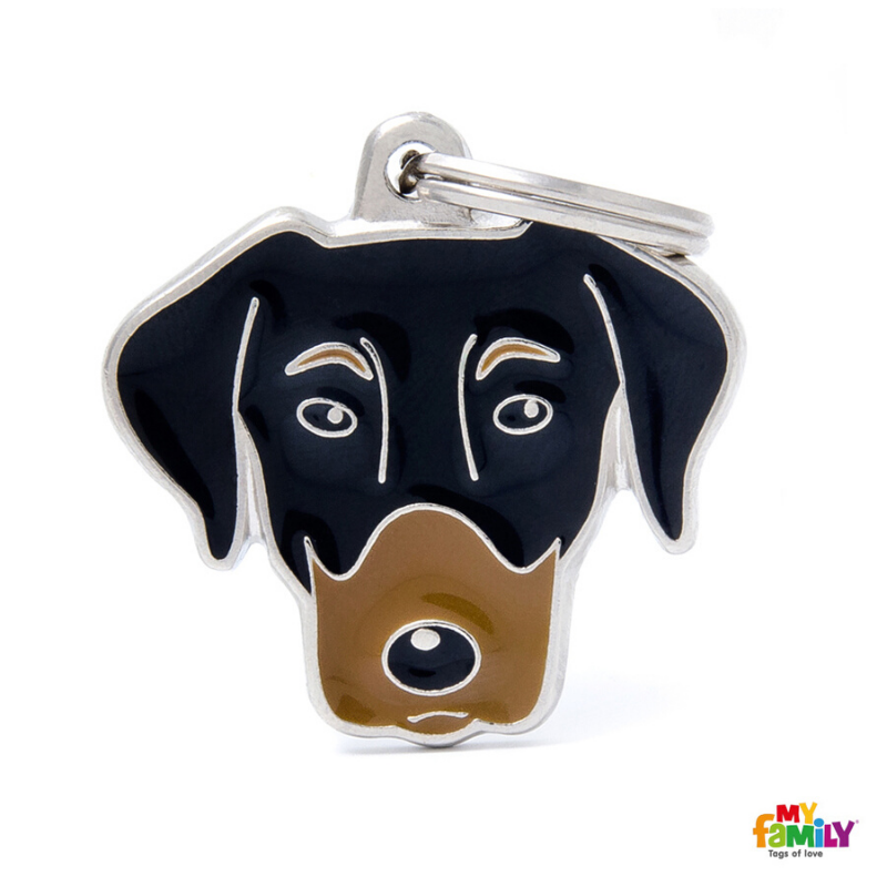 My Family Pet ID Tag | Great Dane + FREE Engraving | Peticular