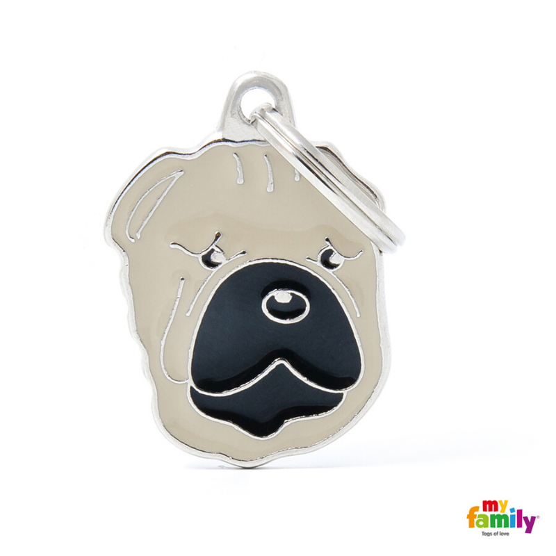 My Family Pet ID Tag | Shar-Pei + FREE Engraving | Peticular