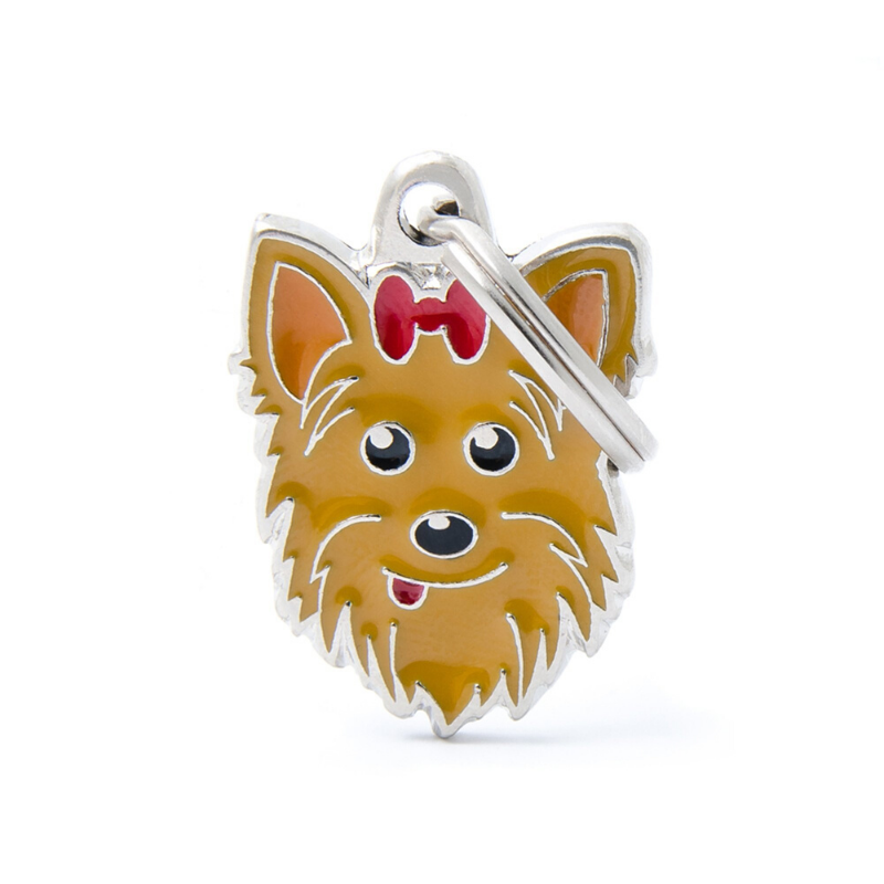 My Family Pet ID Tag | Yorkshire Terrier + FREE Engraving | Peticular