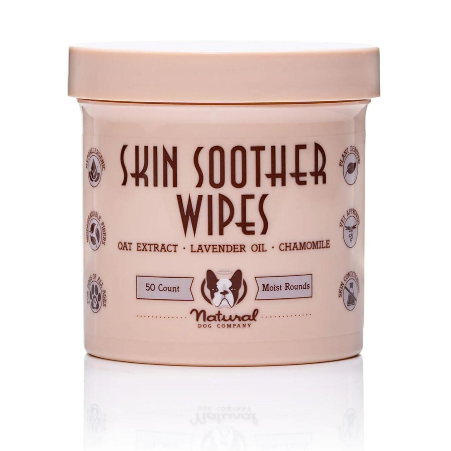 Natural Dog Skin Soother Wipes
