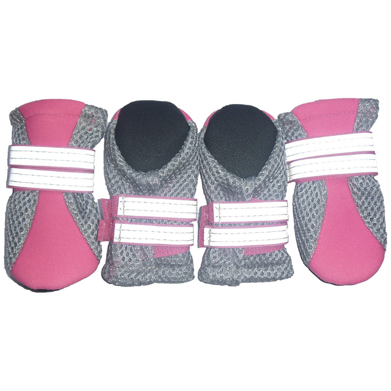 Fashion Mesh Dog Boots | Pink