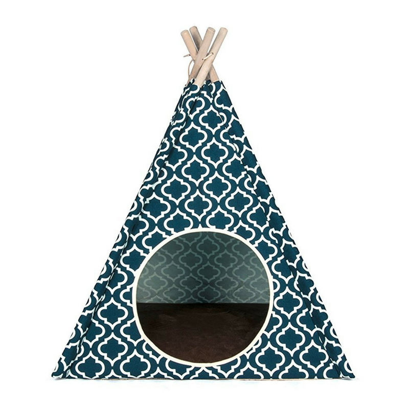 P.L.A.Y Pet Teepee | Moroccan Navy | Peticular