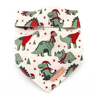 Santasaurus Xmas Bandana