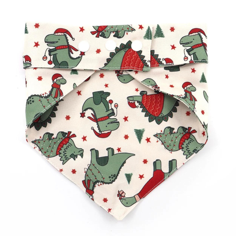 Santasaurus Xmas Bandana