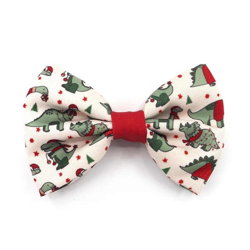 Santasaurus Xmas Bow Tie