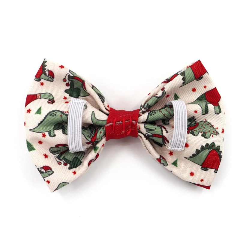 Santasaurus Xmas Bow Tie