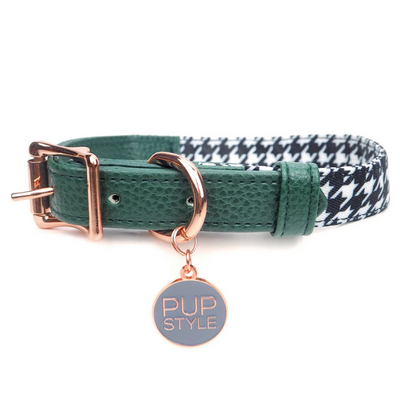 PUPSTYLE Emerald Envy City Dog Collar | Peticular