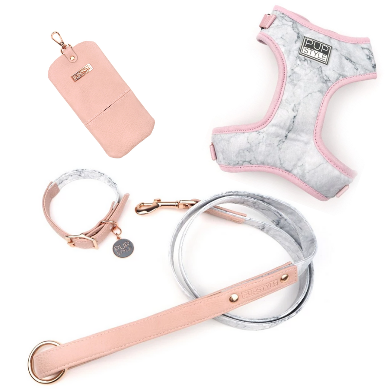 Marble sales dog collar