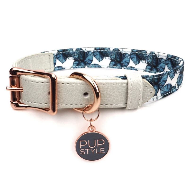 PUPSTYLE Palm Vibes City Dog Collar | Peticular