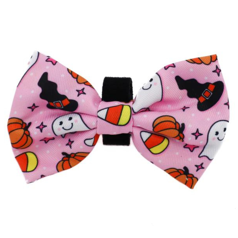 Halloween Dog Bow Tie | Glitter & Ghosts