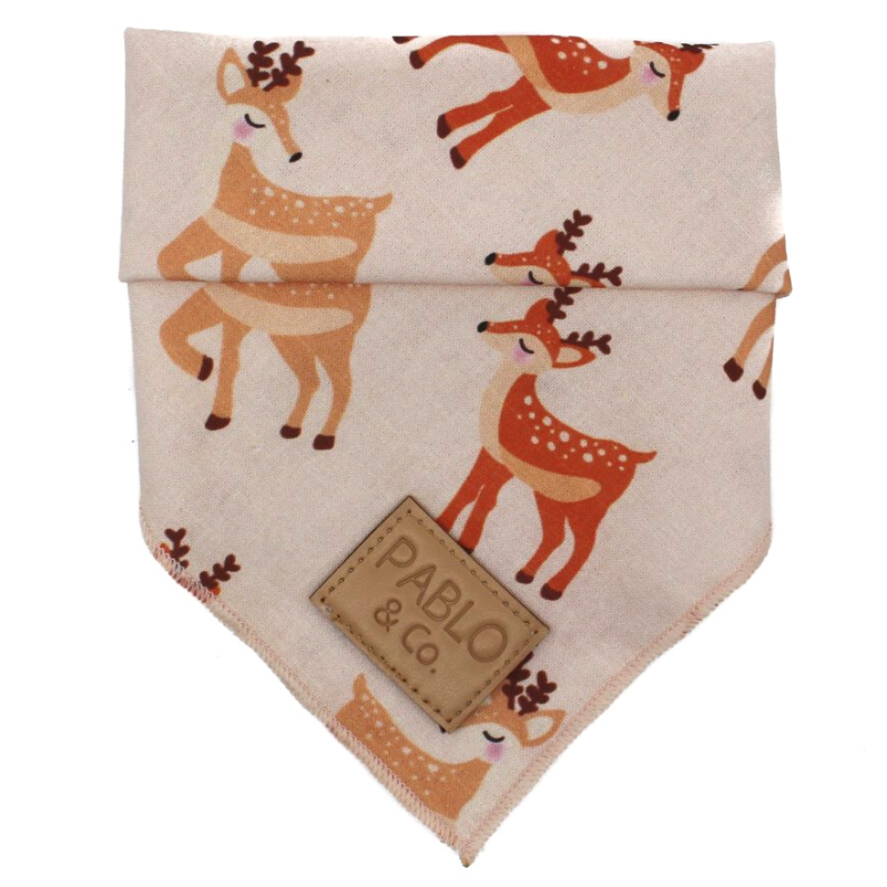 Oh Deer | Tie-Up Christmas Bandana